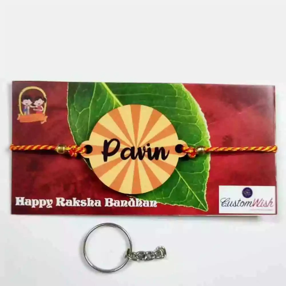 Sublimation Name Rakhi